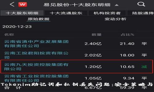 如何应对Tokenim助记词和私钥丢失问题：安全策略与挽救措施